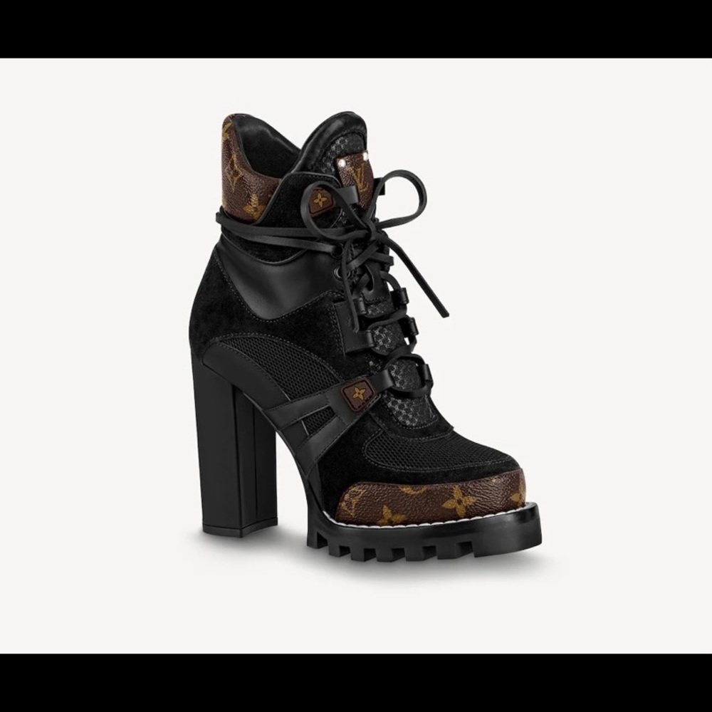 Authentic Louis Vuitton star trail ankle boot